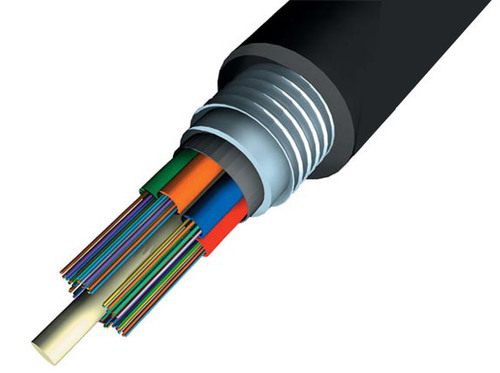 24 core outdoor fiber optics cable multi mode OM3