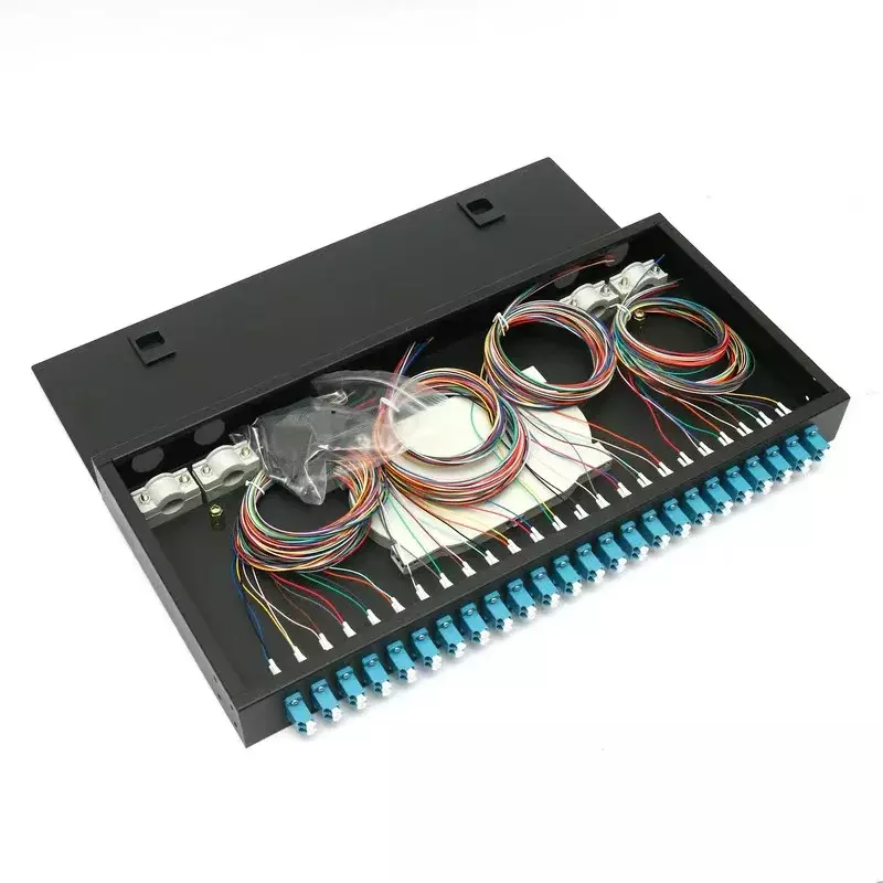 24 port fibre optic patch panel LC single mode
