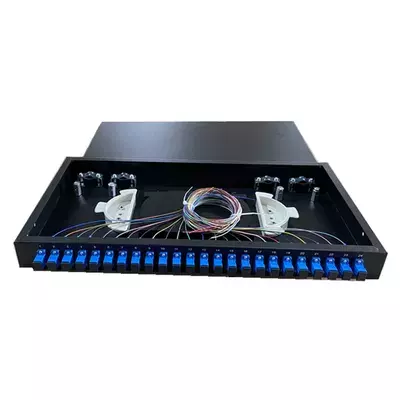24 port fibre optic patch panel SC single mode