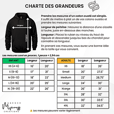 Enfant - Coton ouaté Noir (Alternatif)