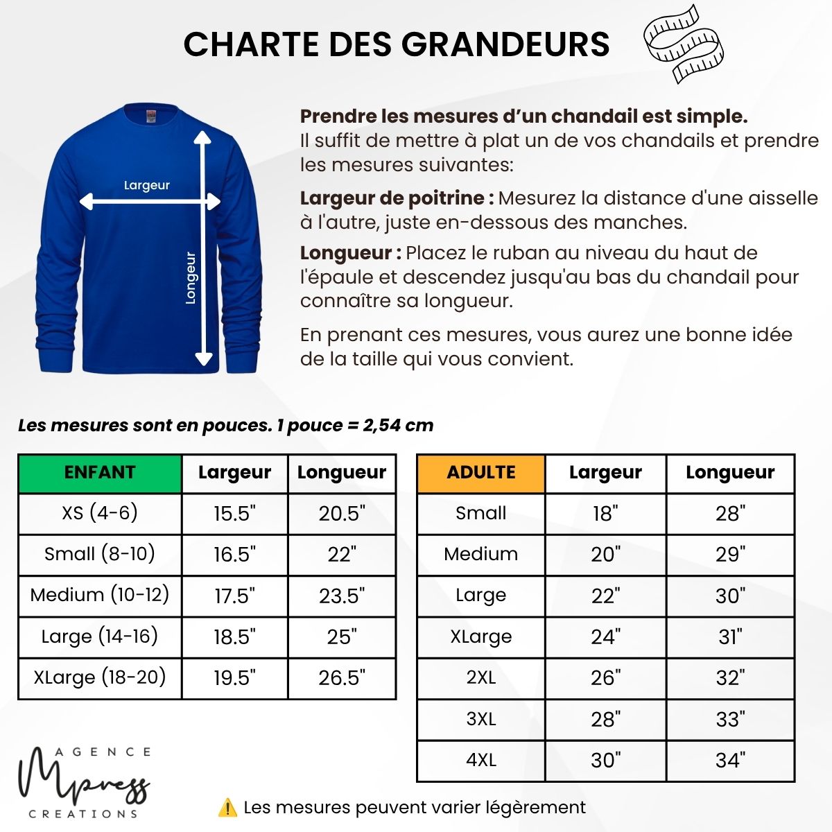 Enfant - Chandail manches longues Bleu Royal (Ramilles) Enfant - Chandail manches longues Bleu Royal (Ramilles)
