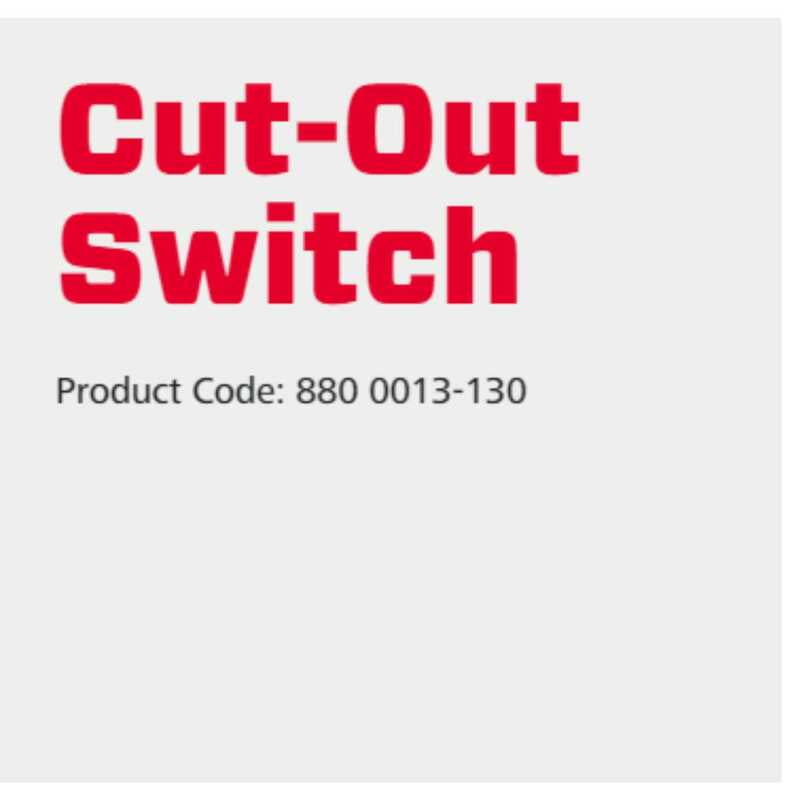 Speedrite Cut-Out Switch - 1 Pc