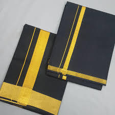 Black Vesti - Golden Border set of 2