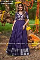 B3337: Beautiful Pure Handloom Cotton Frock B3337: Beautiful Pure Handloom Cotton Frock