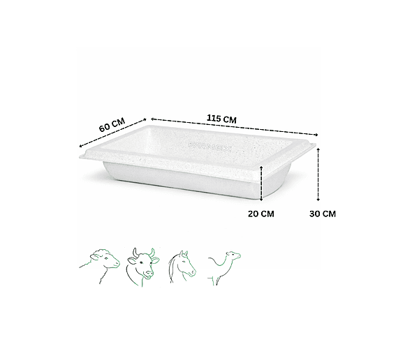 Farmex Trough 80L Slope Line