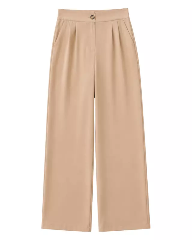 Elegant high-waisted wide-leg Pants