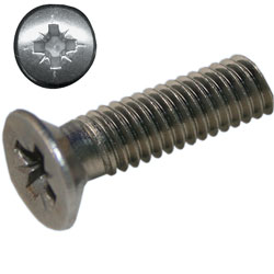 Machine Screw - Pozi CSK M5 x 12mm