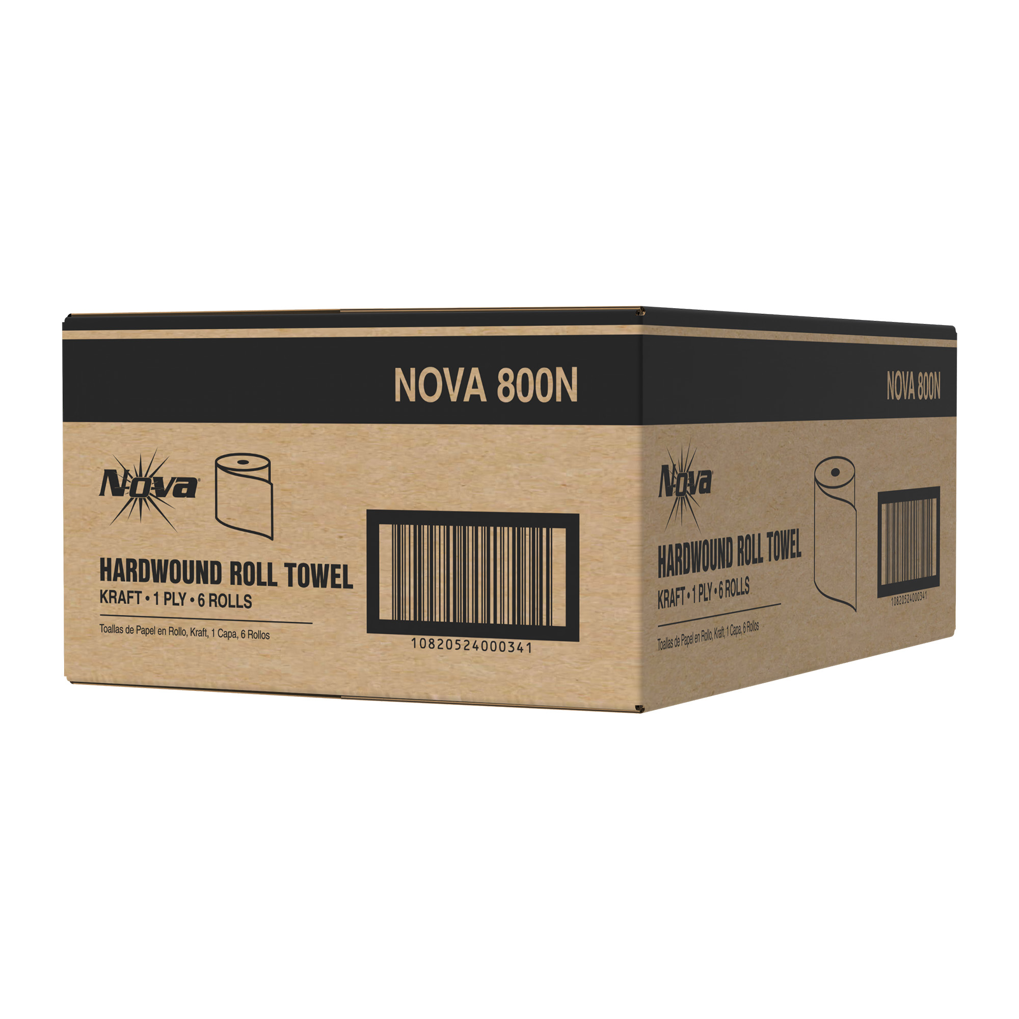 Nova Natural Hardwound Towel Kraft 6 / cs