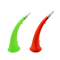 Curved Football Fan Horn Plastic Vuvuzela Colorful