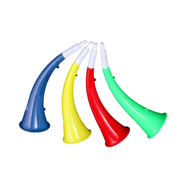 Curved Football Fan Horn Plastic Vuvuzela Colorful