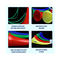 Curved Football Fan Horn Plastic Vuvuzela Colorful