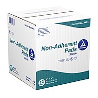 Dynarex® Non-Adherent Dressing – 2 × 3 Inch, Sterile, 100 per Pack
