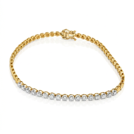 Tennis media con Diamantes