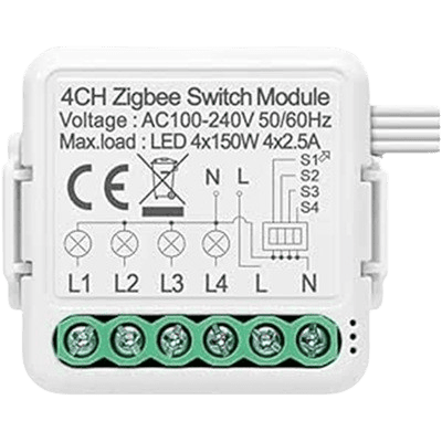 Akubela Zigbee Micro Switch 4 CH