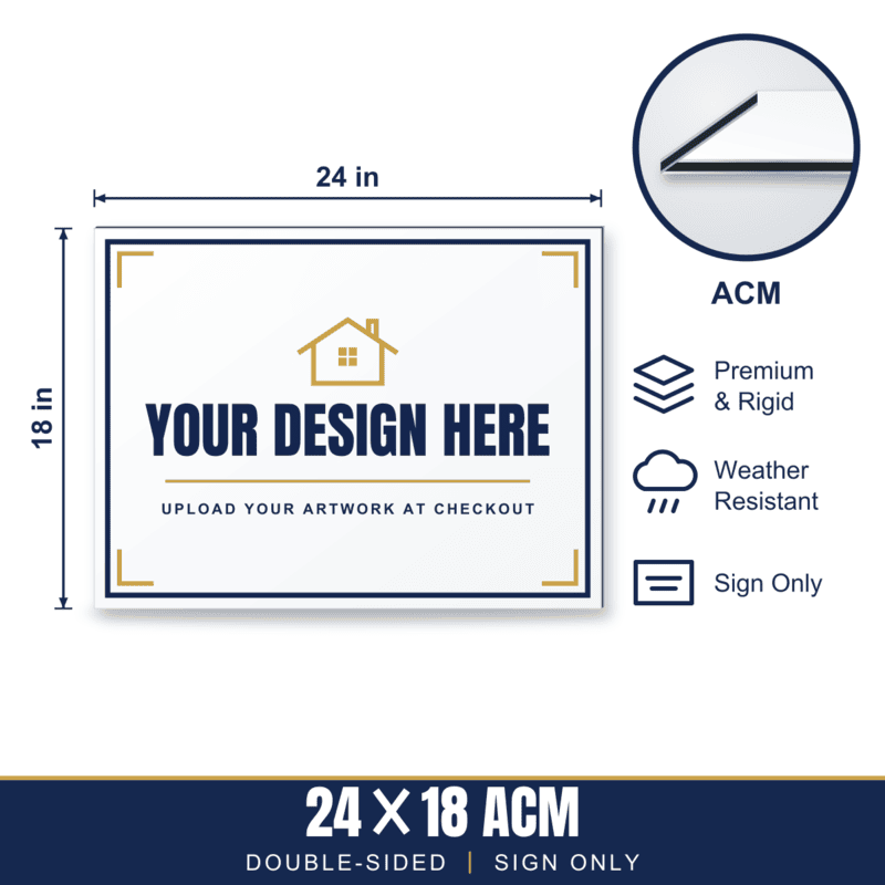 24x18 Metal (ACM) Sign — Sign Only