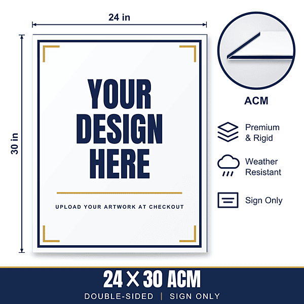 24x30 Metal (ACM) Sign — Sign Only