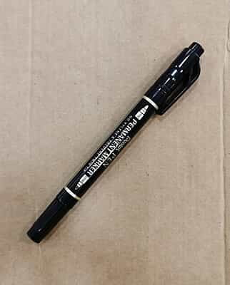 Double side Permanent marker (black)