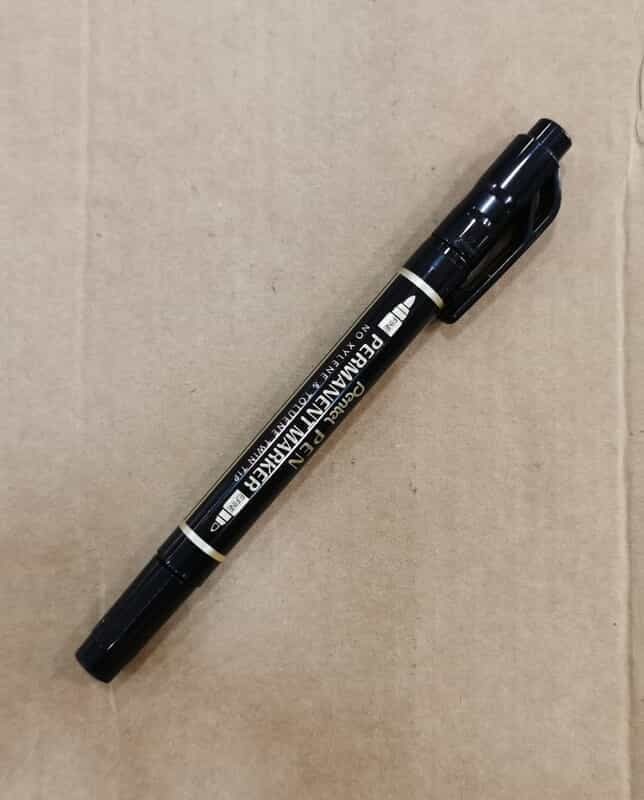 Double side Permanent marker (black) Double side Permanent marker (black)