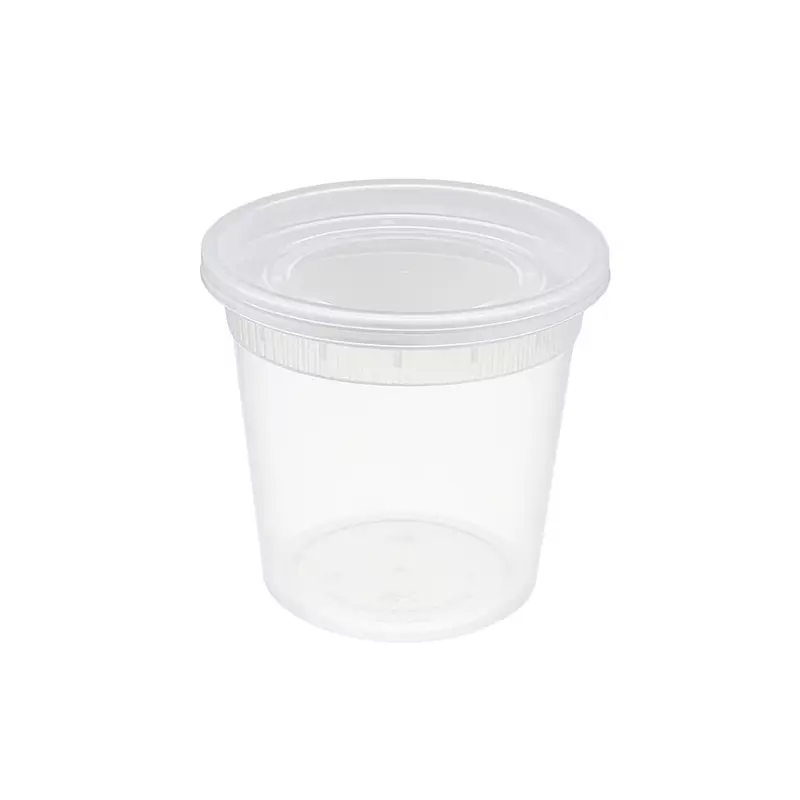 24oz Round Deli Container w/Lids [240ct]