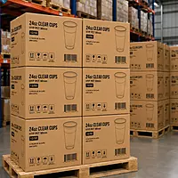 24oz Clear Cups HYP PET 98mm 12/50
