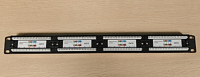 Cat 6 UTP 24 Port Patch Panel
