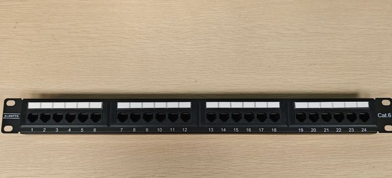 Cat 6 UTP 24 Port Patch Panel