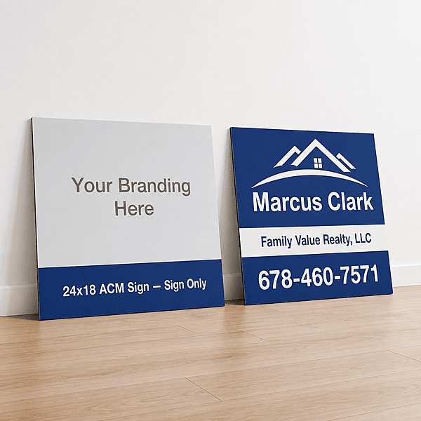 24x18 ACM / JBond (Luxury) Sign — Sign Only — Pickup