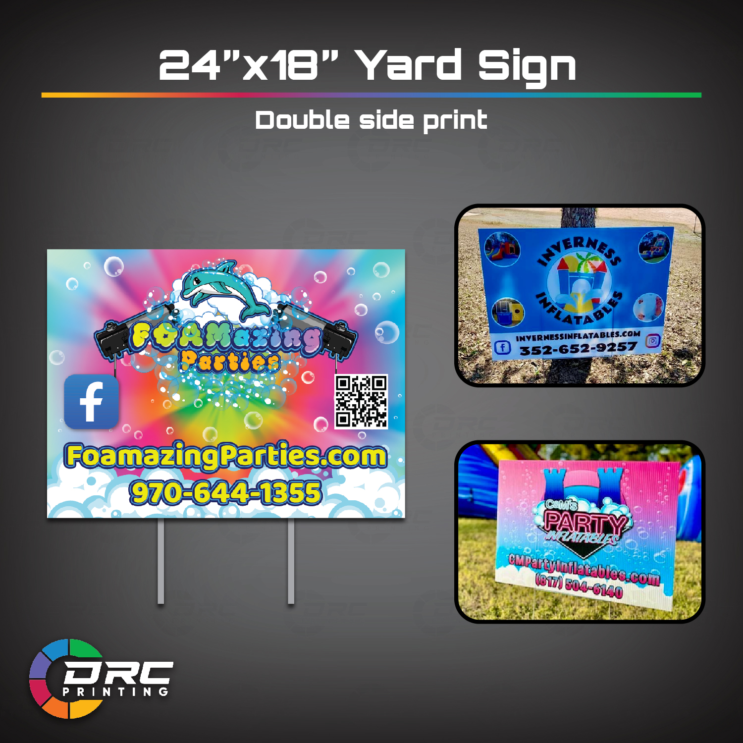 Yard Signs (Double Side Print)