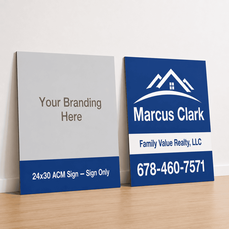 24x30 ACM / JBond (Luxury) Sign — Sign Only — Pickup