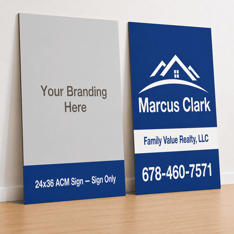 24x36 ACM / JBond (Luxury) Sign — Sign Only — Pickup
