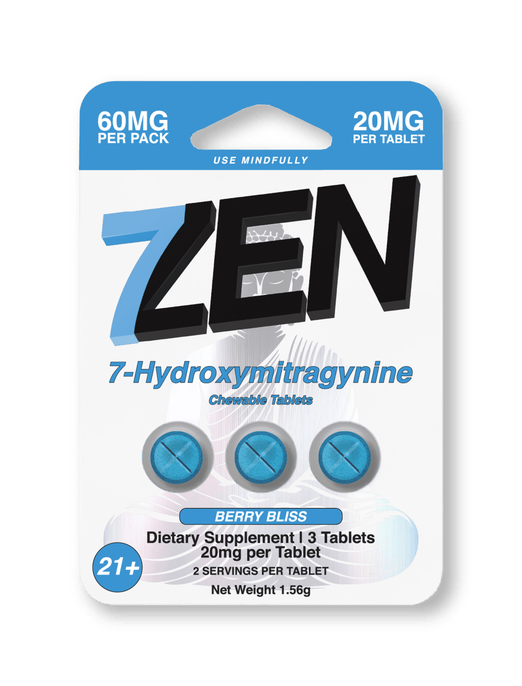 Bliss Blend 20 MG 3 Count Blister