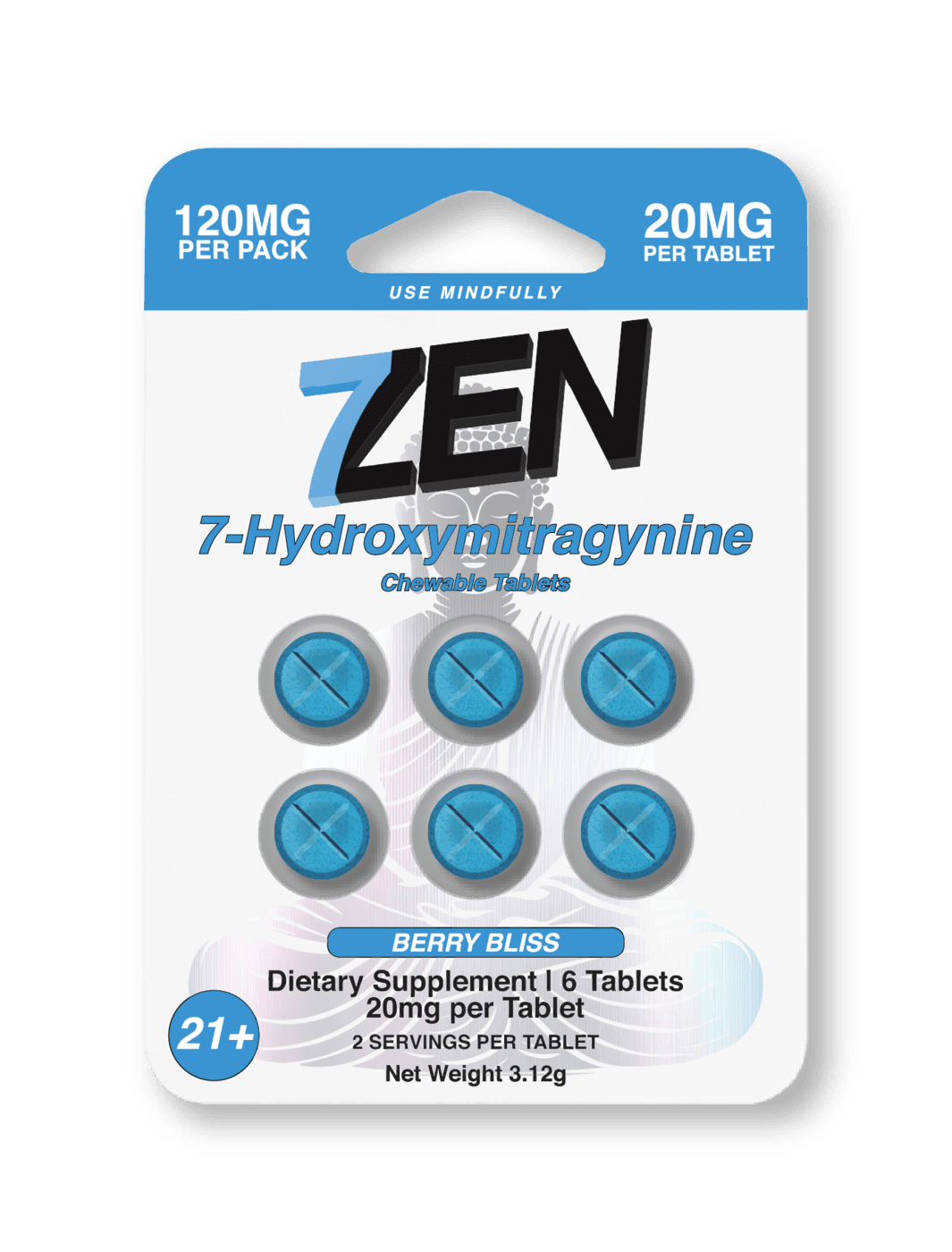 Bliss Blend 20 MG 6 Count Blister