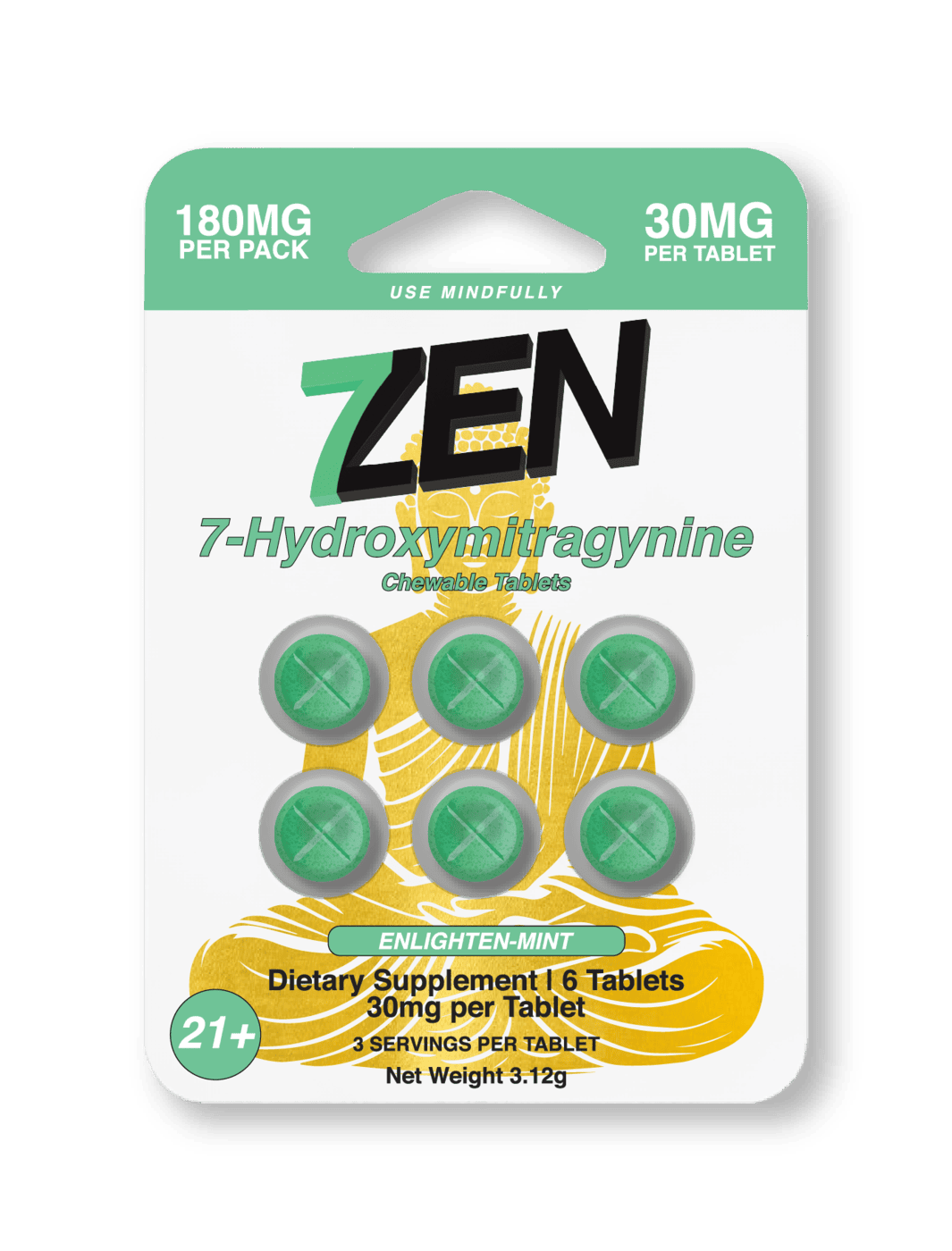 Enlighten-Mint Blend 30 MG 6 Count Blister