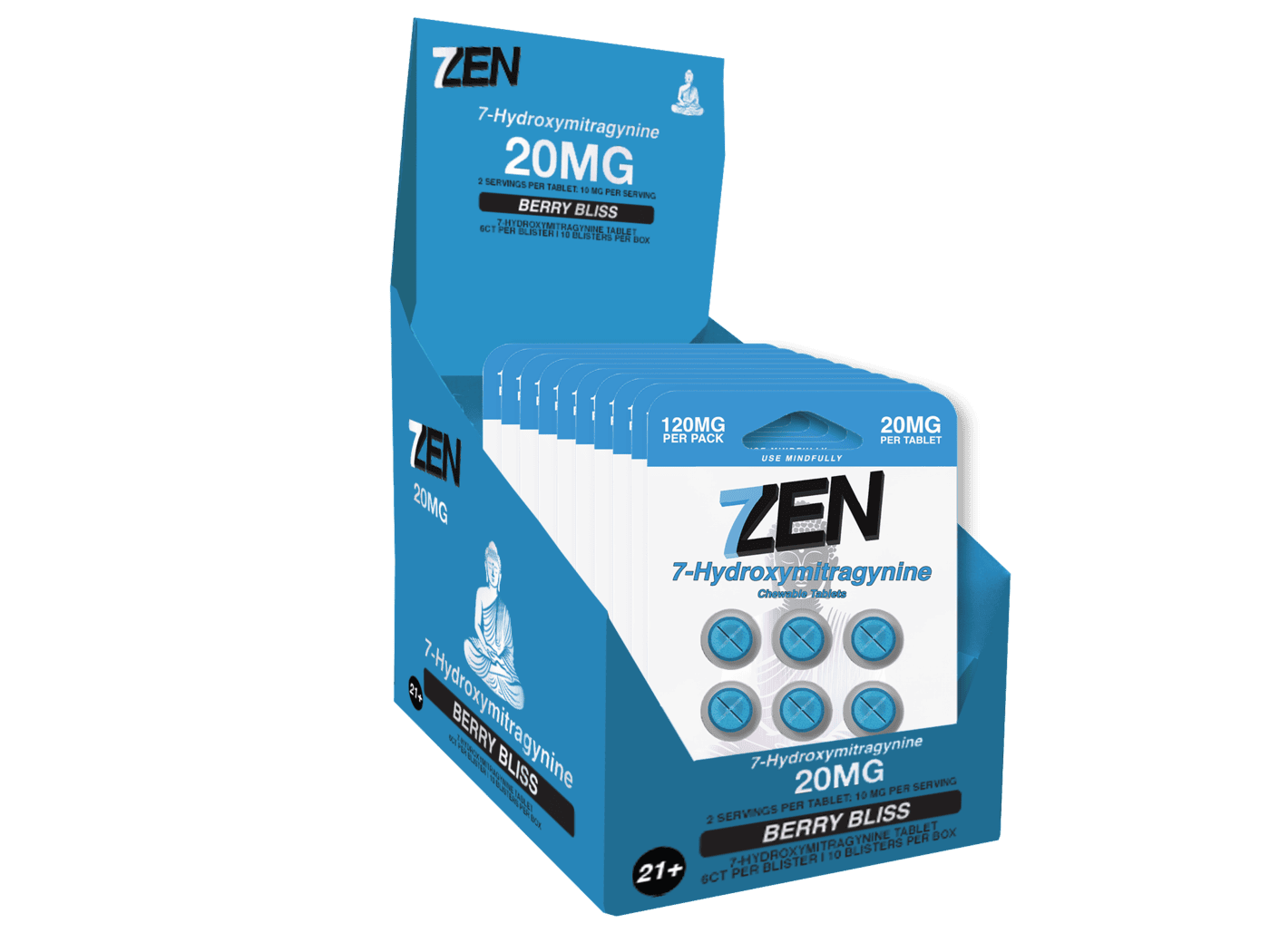 Bliss Blend 20 MG 6 Count Blister Display