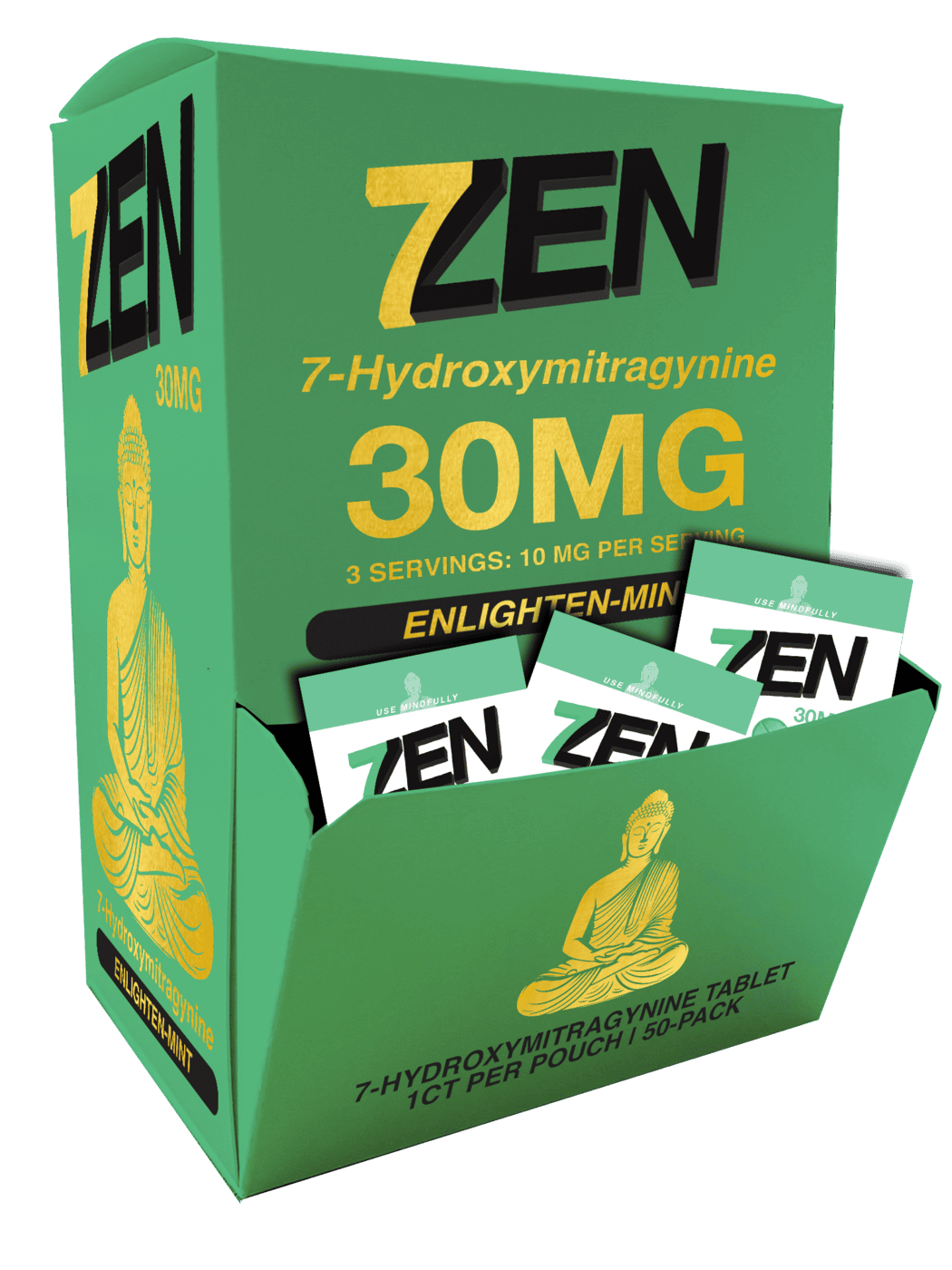 Enlighten-Mint Blend 30 MG 50 Count Display