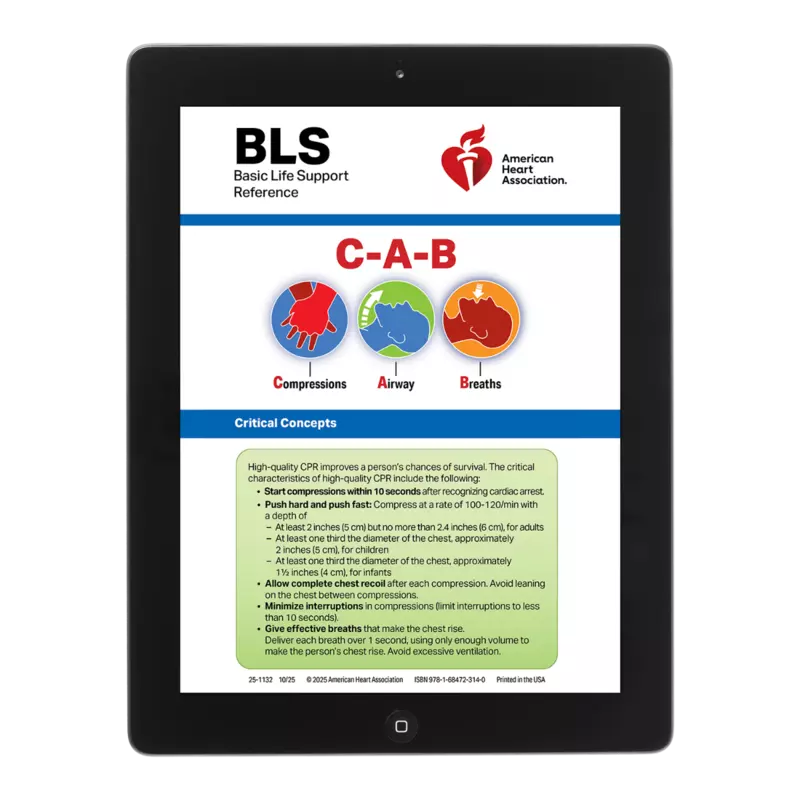 BLS Digital Reference Card