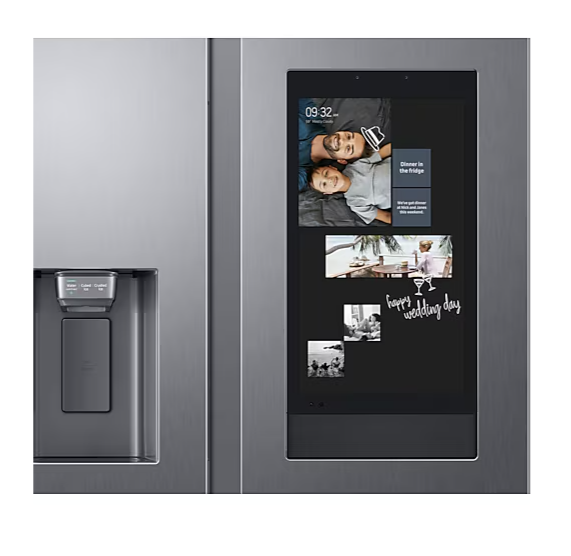 SAMSUNG Refrigerador 22 Pies SBS con dispensador Gris WIFI, RS22A5561S9/AP.    36 Meses Garantía General  20 años Garantía Compresor Digital Inverter