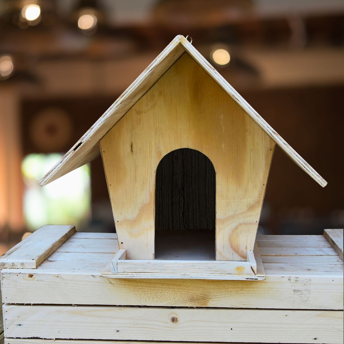 Wooden Bird House