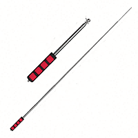 2M Telescopic Handheld Flagpole