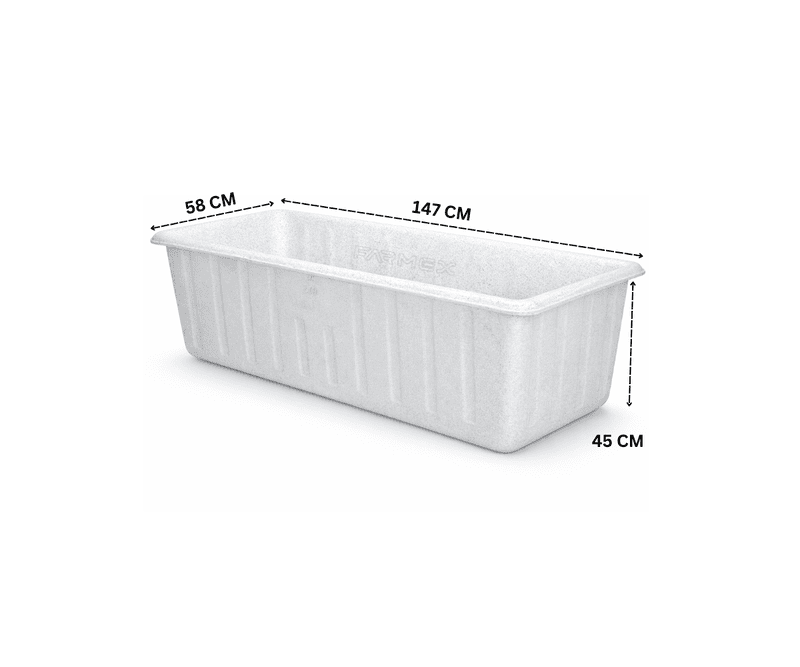 Farmex Trough 340L Solid Box