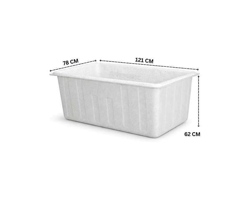 Farmex Trough 500L Solid Box