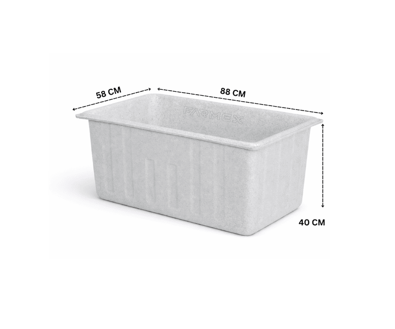 Farmex Trough 150L Solid Box