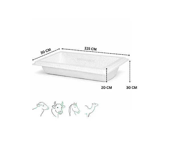 Farmex Trough 80L Slope Line
