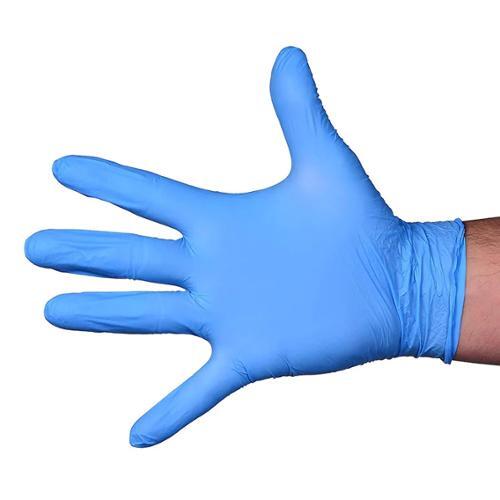 Blue Nitrile Examination Gloves 4 Mil, Powder Free, Latex Free - 10 BX/Case - 1,000/Case