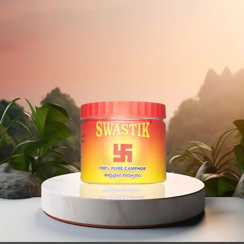 Swastik 100% Pure Camphor Tablets 250g Jar