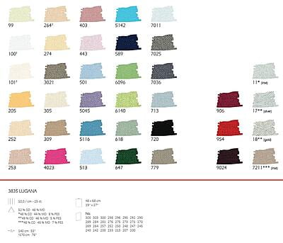 Zweigart Lugana Cartella Colori