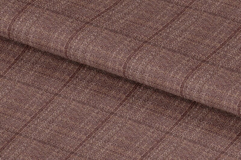 255150-BROWN CHECK LINEN