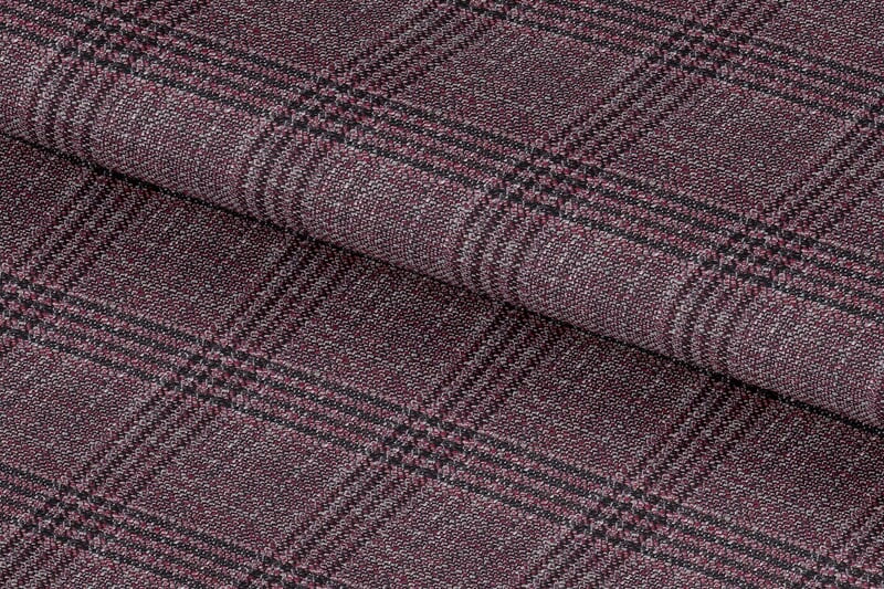 255166-RED & CHARCOAL BLACK CHECK LINEN 255166-RED & CHARCOAL BLACK CHECK LINEN