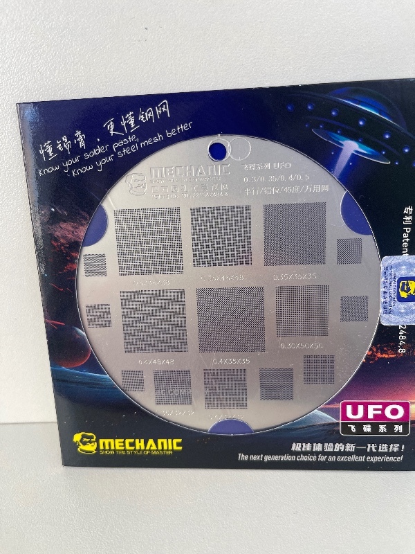 Stencil Universal Mechanic - Precisión para Reballing Profesional