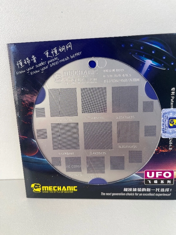Stencil Universal Mechanic - Precisión para Reballing Profesional